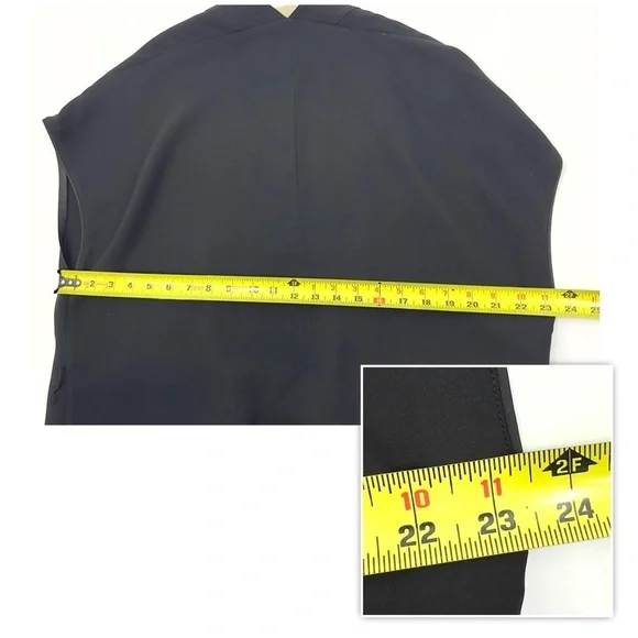 Lafayette 148 Silk Cardigan Womens Medium Sleeveless Jacket Quiet Luxury Capsule - Picture 5 of 7